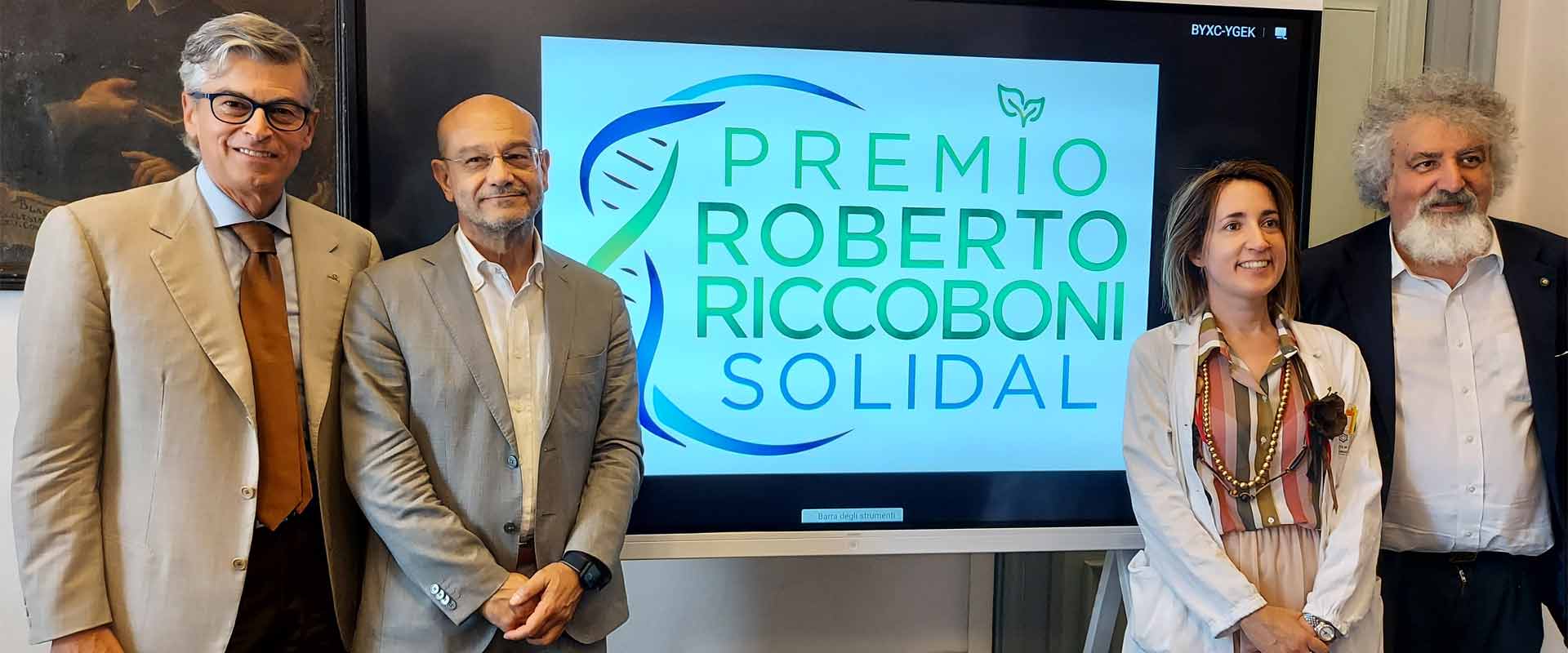 Nasce il Premio Roberto Riccoboni Solidal per sostenere la ricerca