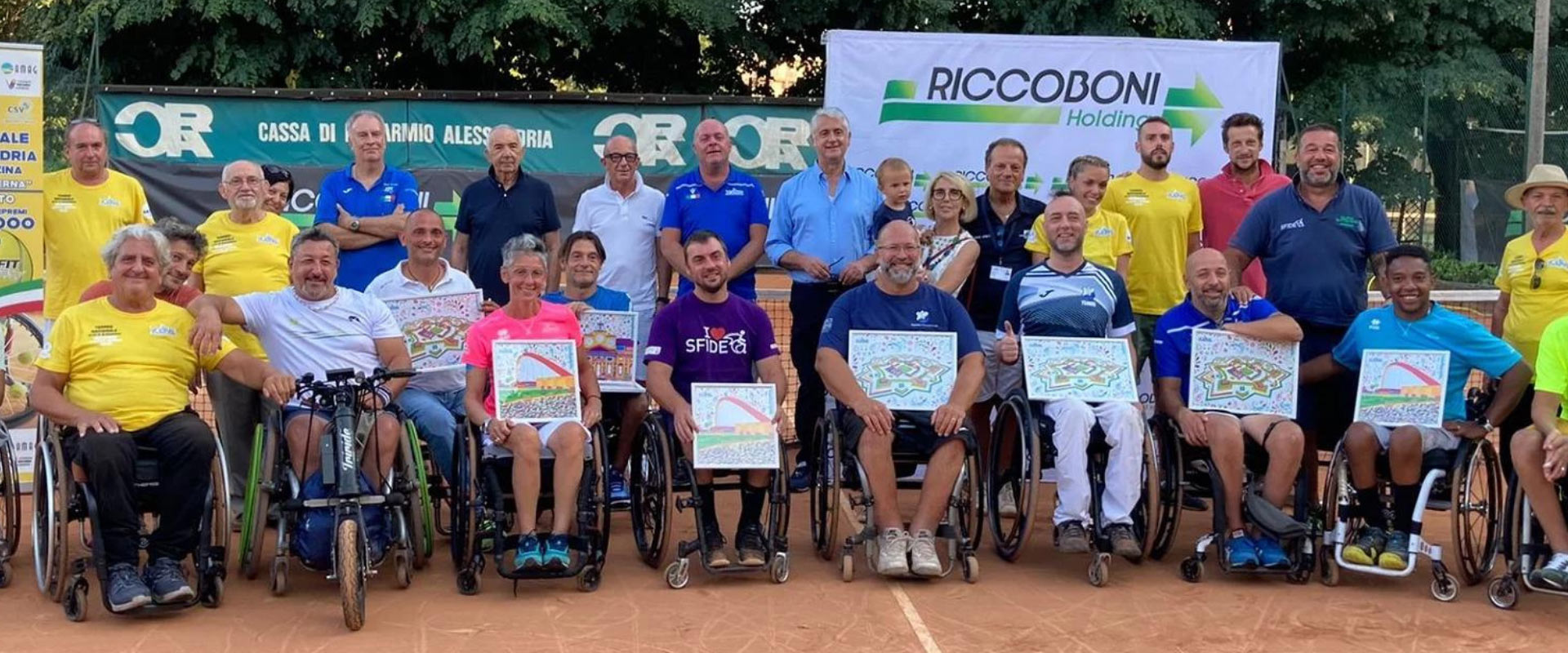 Sostegno al torneo di tennis in carrozzina